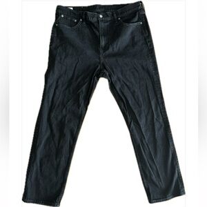 GAP 90s Straight High Rise Black Denim Jeans NWOT Size 18R